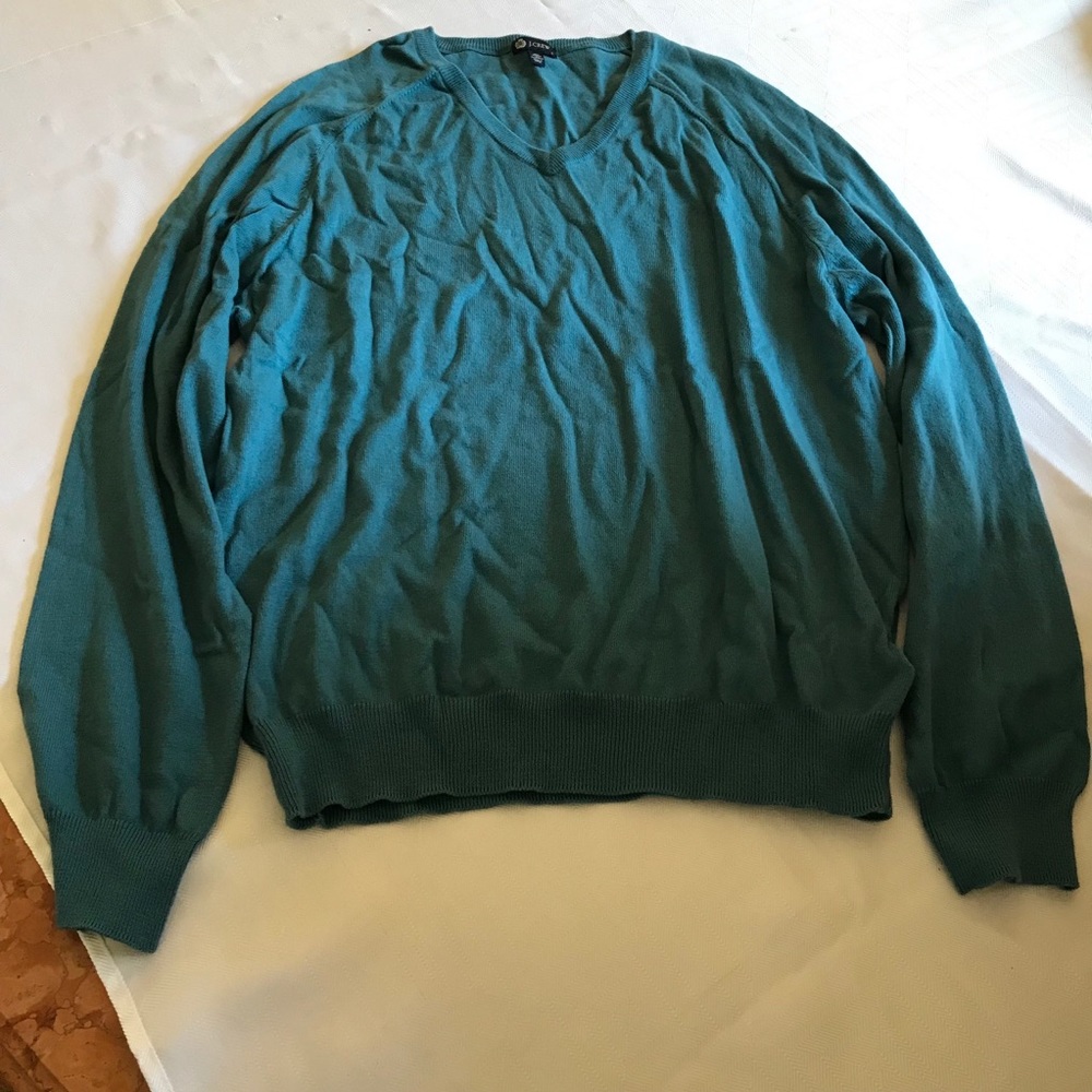 J. Crew Men’s Large Teal Sweater